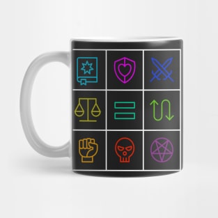 Alignment - Dungeons & Dragons Line Art Series Mug